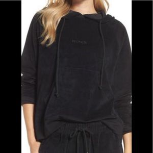 Brunette the label Velour Black Blonde Hoodie